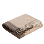 Recycled Alpaca Wool Throw - Classic Check