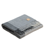 Recycled Alpaca Wool Throw - Classic Check