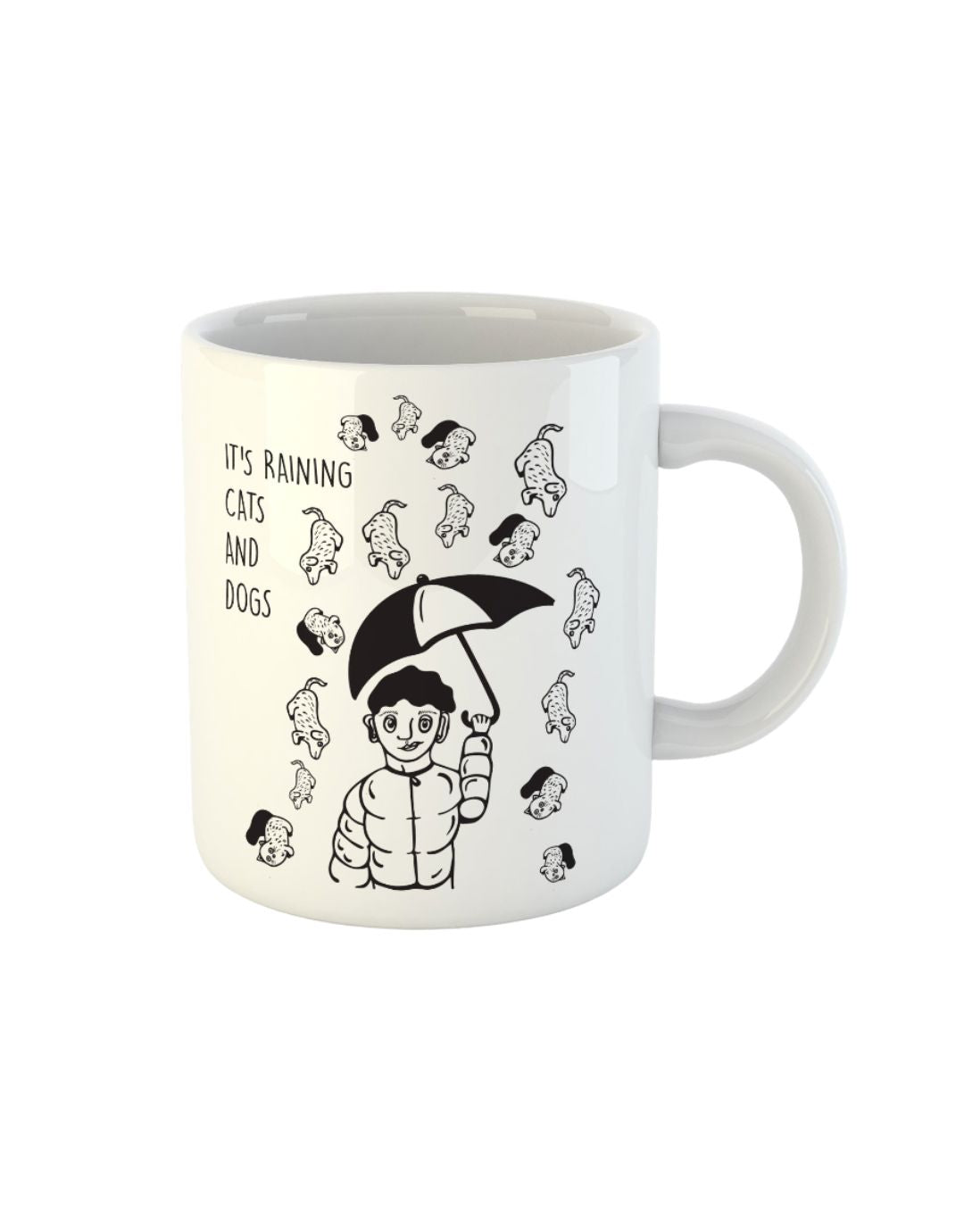 Design Mug - It's raining cats and dogs