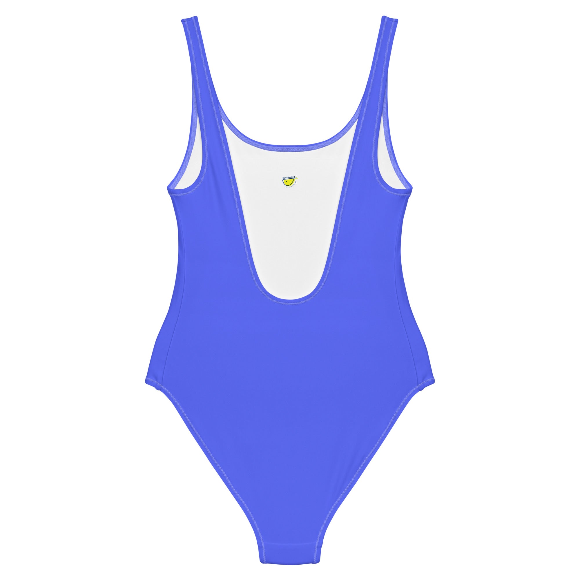 "Reflections of Tinos" - One piece swimsuit in royal blue