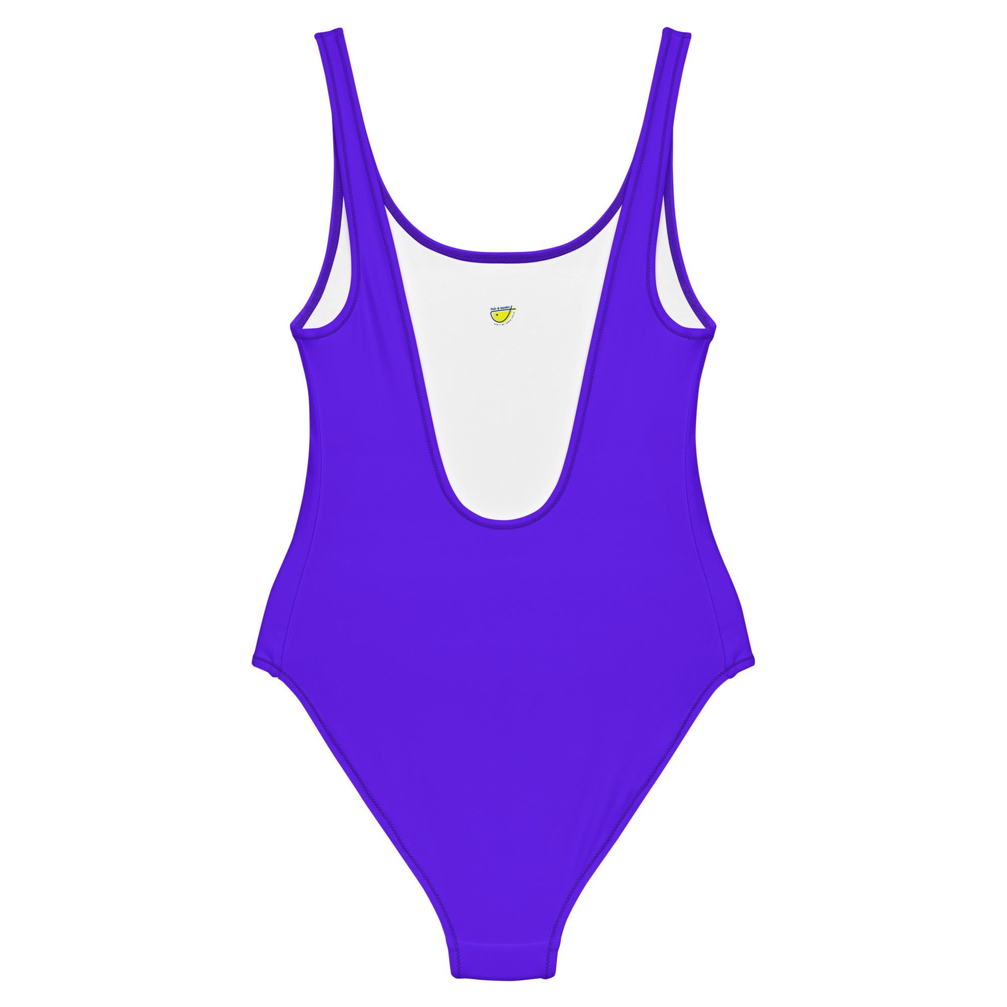 "Reflections of Mykonos" - One piece swimsuit in electric violet