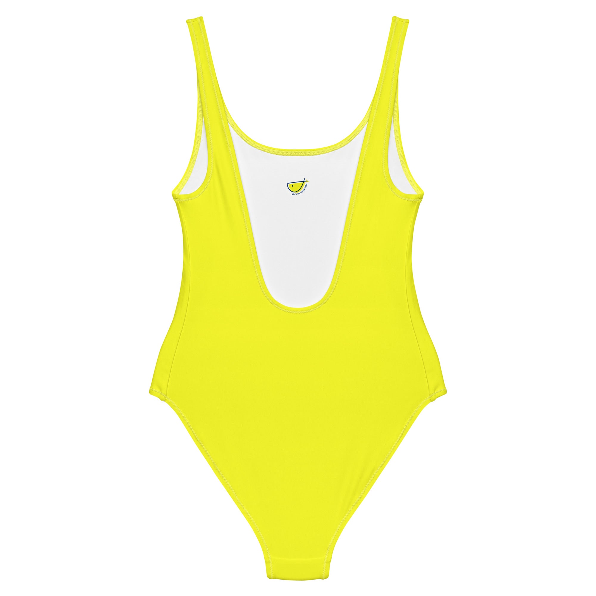 "hawaii" - one piece swimsuit in yellow citrus