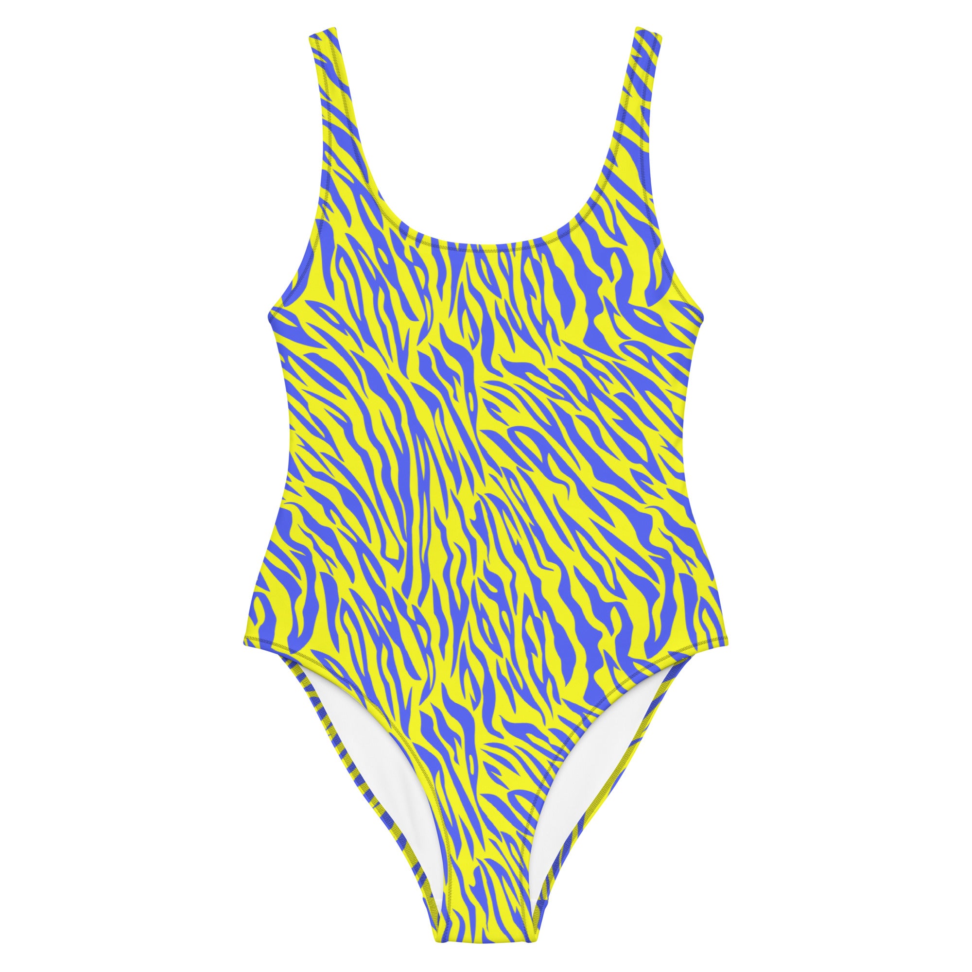 "Wild Stripes" - animal print one piece swimsuit