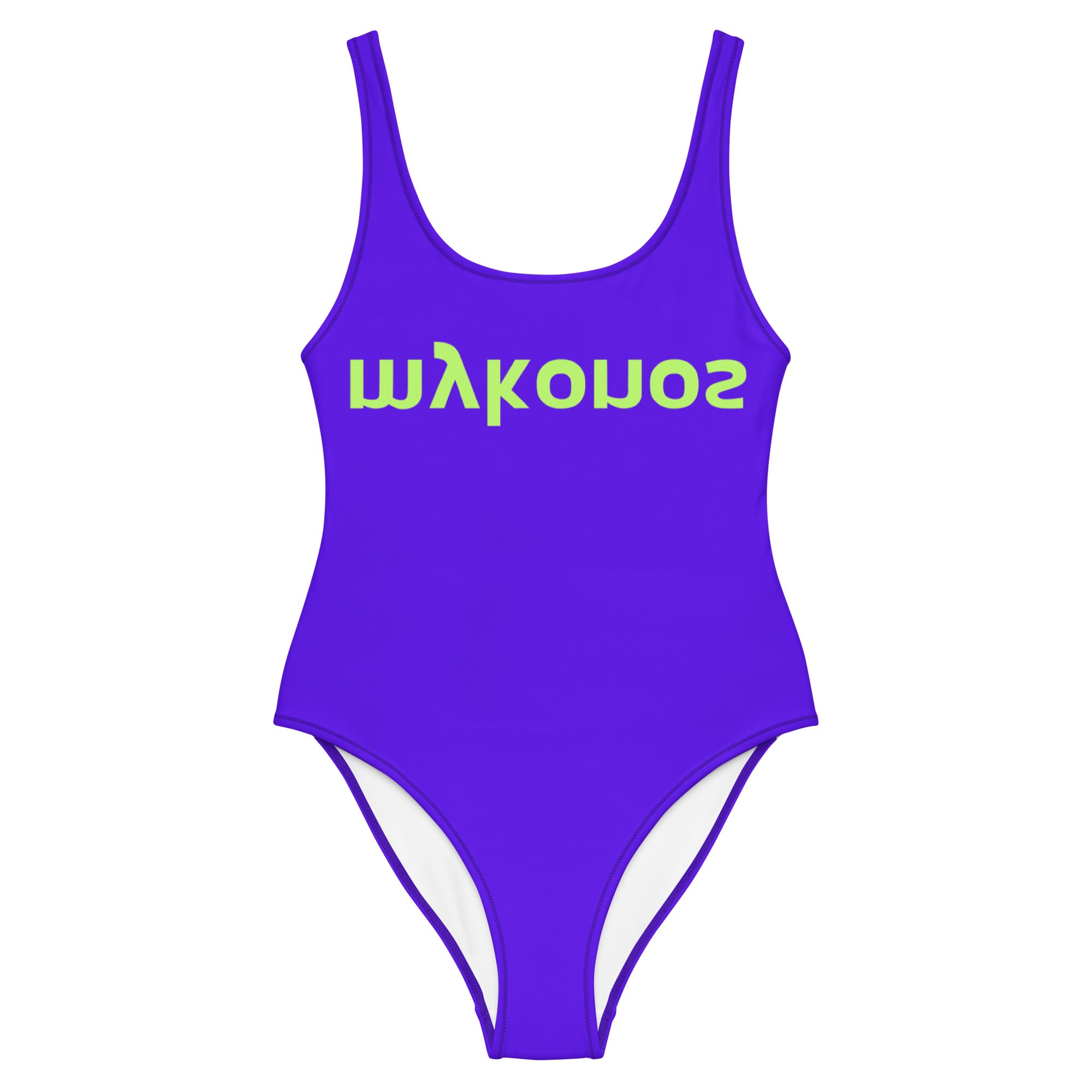 one piece swimsuit mykonos in neon purple