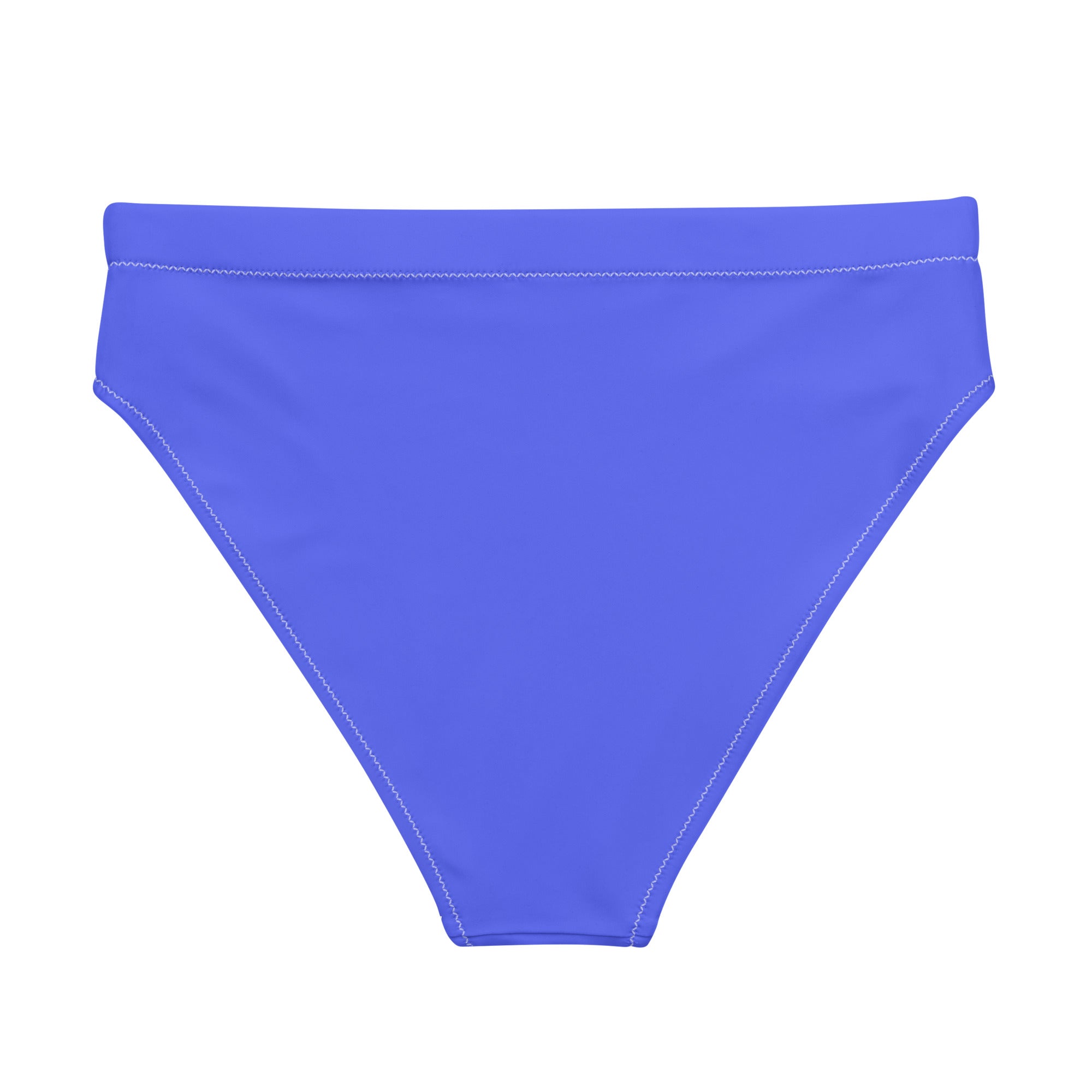 "Como" - recycled high-waisted bikini bottom in royal blue