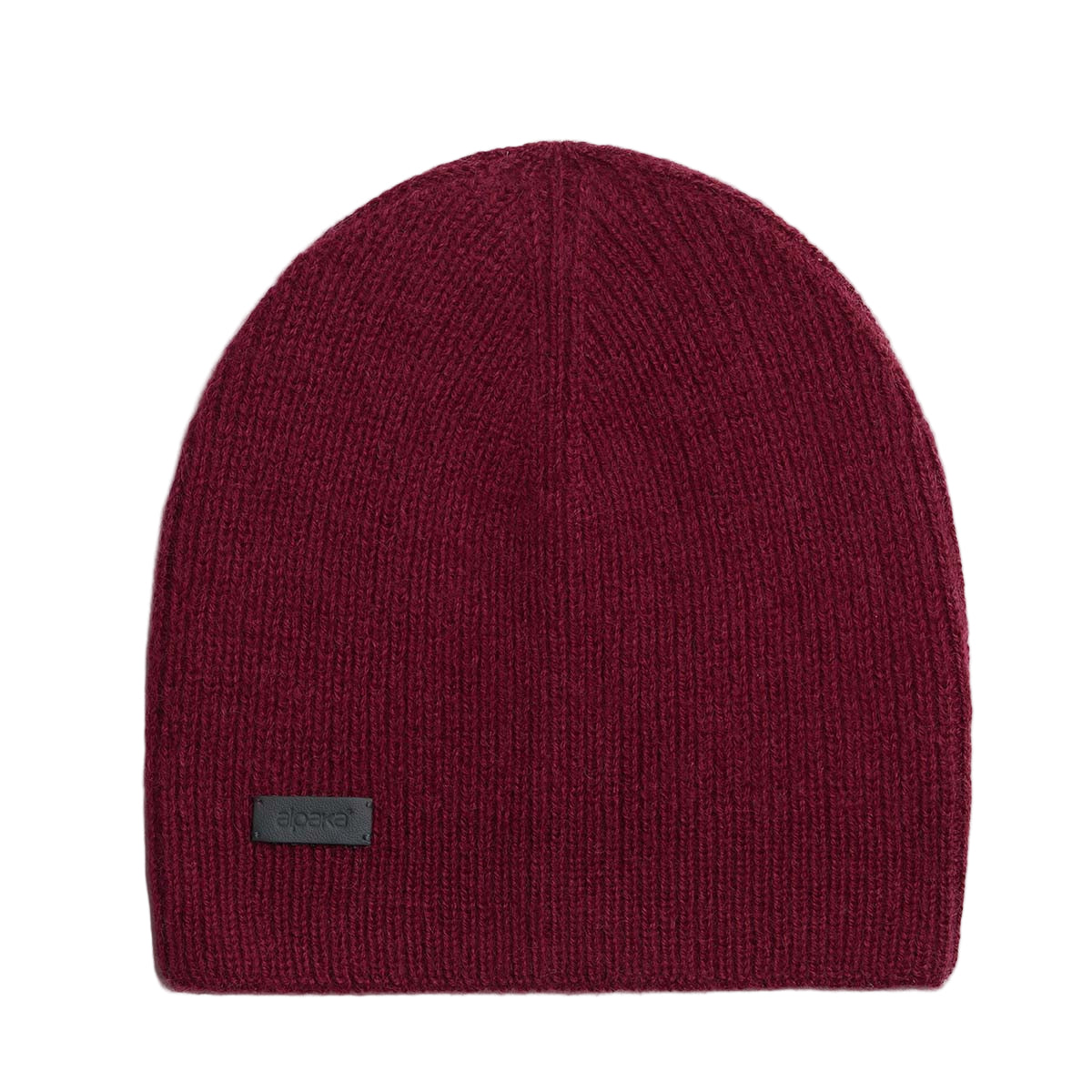 Natural Baby Alpaca Wool Fisherman's Rib Beanie