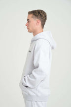 Basic Heavyweight Zipper Hoodie - Grey Melange