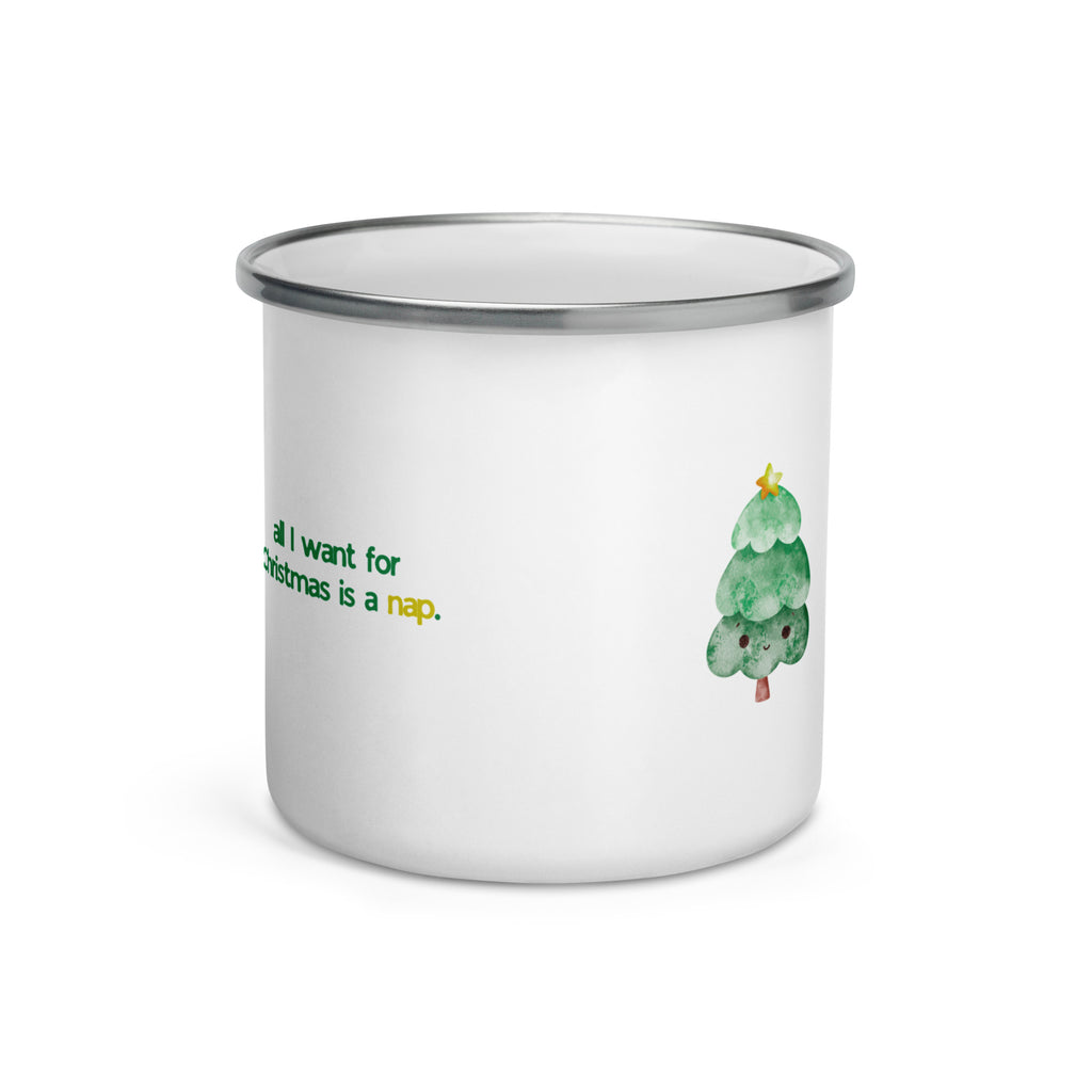 All I Want for Christmas Is a Nap — Κούπα από σμάλτο