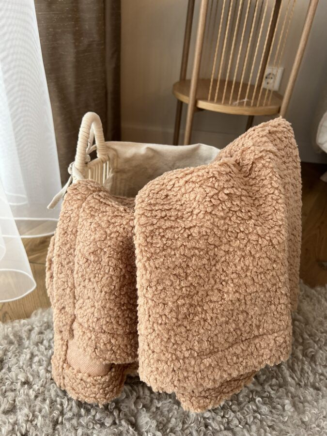 Handmade Bedspread & Blanket Teddy - Sand