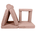 Large Modular Sofa for Kids - Slimcord Corduroy Pink