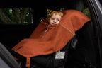 Merino Wool Car Poncho For Kids - Fox