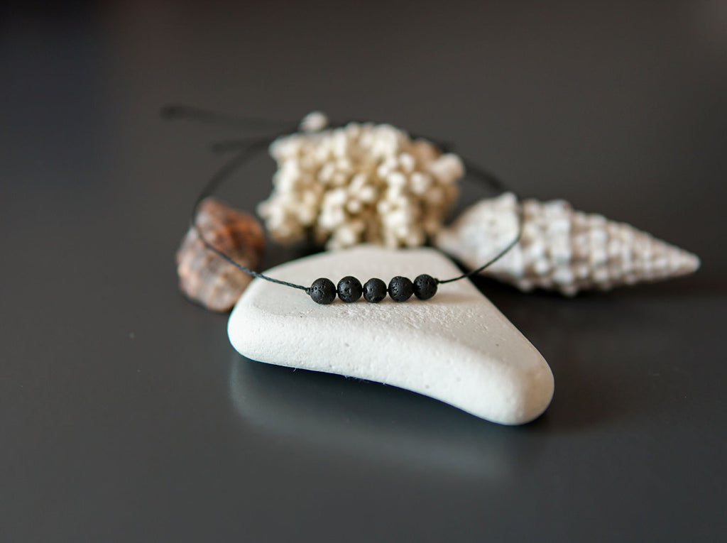 Minimalist Lava Stone Bracelet
