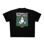 Moomintroll Jungle Heavy Unisex T-shirt - Black