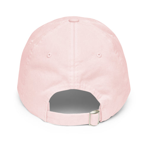 "ain't no sense fella" - Cotton Jockey Bold Baseball Cap in pastel pink