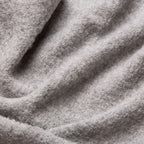 Luxurious Natural Superfine Alpaca Wool Boucle Throw