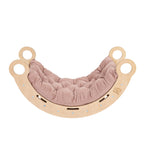 Snug Rocker for Kids - Natural With Pink Pillow