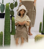 Surfsheep Kids Bath Poncho - Beige