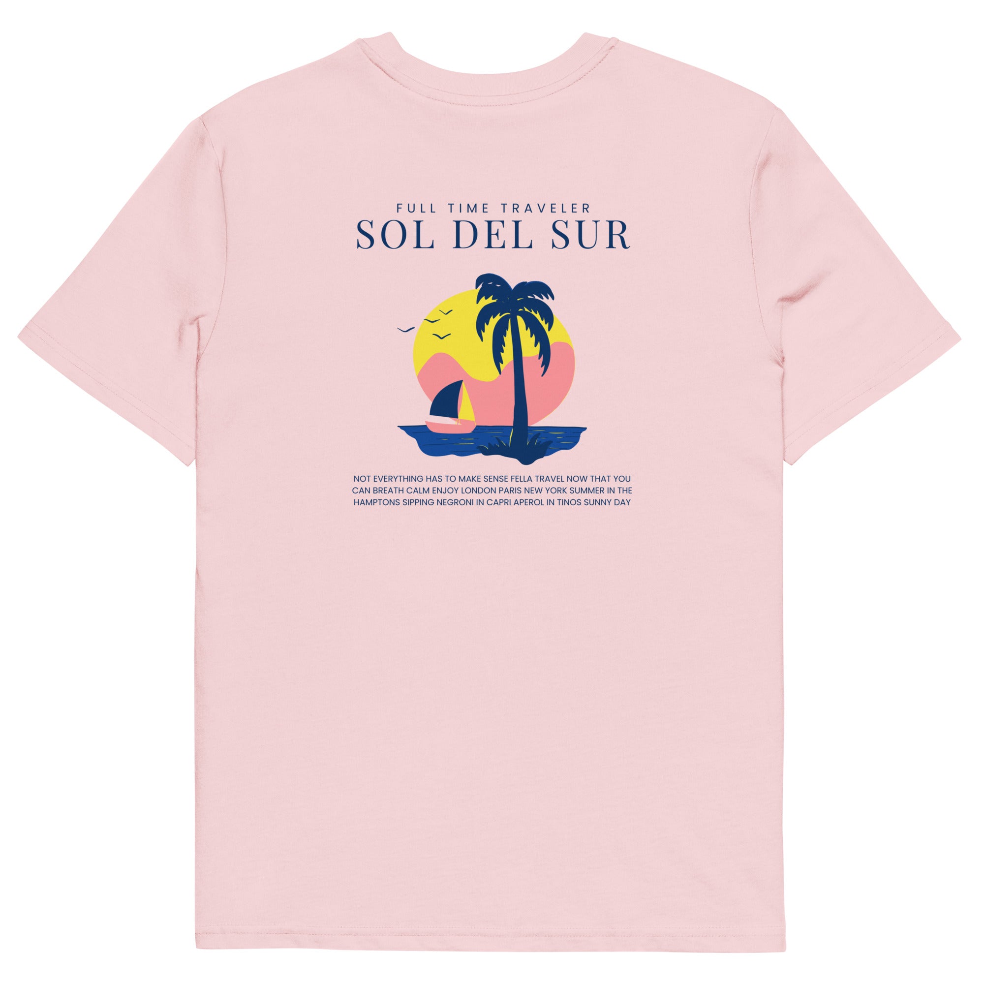 "Sol Del Sur" - high quality 100% organic cotton t-shirt