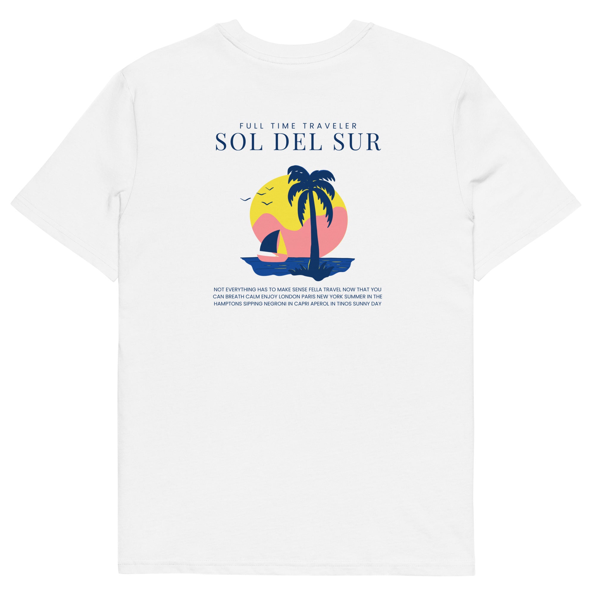 Sol Del Sur high quality 100% organic cotton t-shirt