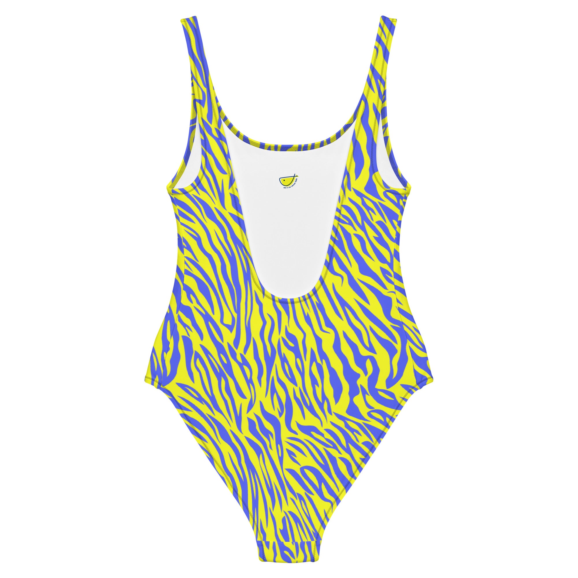 wild_stripes_animal print one piece back cut out