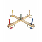 Wooden Ring Toss Game - Colorful